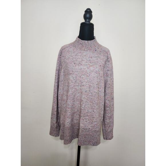 Ann Taylor LOFT Women's L Sweater Colorful Specsc - Picture 1 of 6